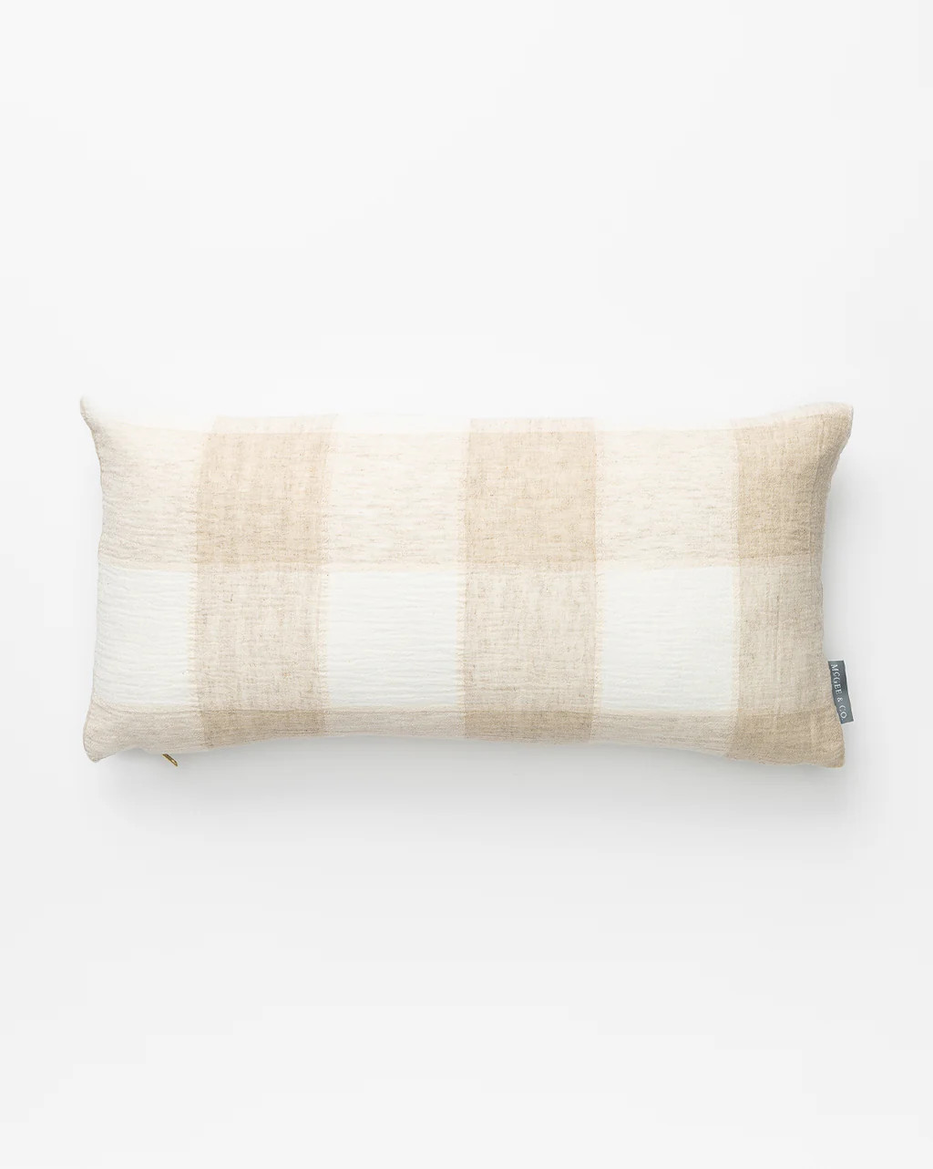 Vintage Natural Plaid Pillow Cover No. 1 | McGee & Co.