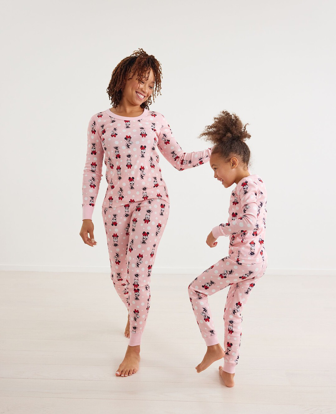Disney Women's Positively Minnie Long John Pajama Top | Hanna Andersson