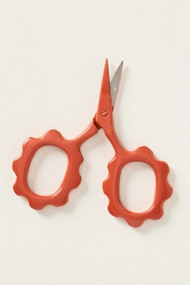 Cotton Clara Mini Sunflower Embroidery Scissors | Anthropologie (US)