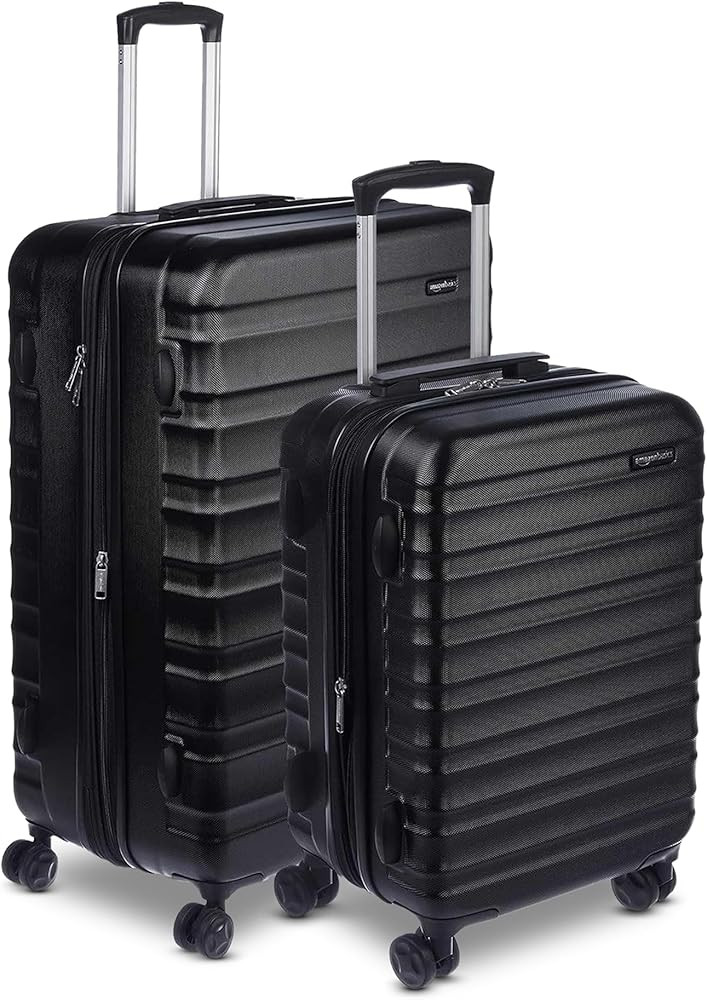 Amazon Basics 2-Piece Set (21", 30"), Hardshell Suitcases With Wheels, Expandable For Up to 25% M... | Amazon (US)