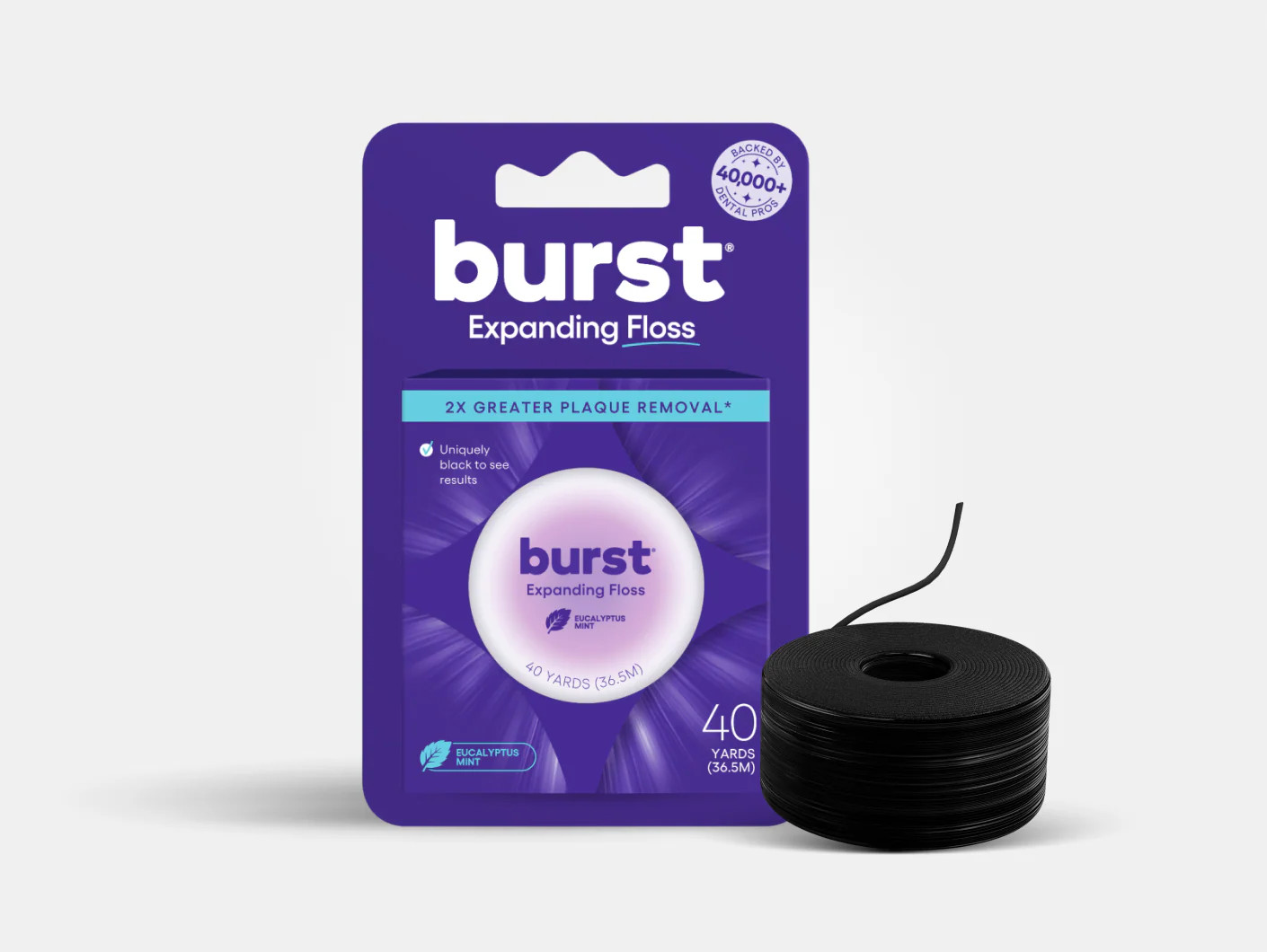 Floss for Deep Cleaning, Plaque & Stain Removal | BURST Oral Care