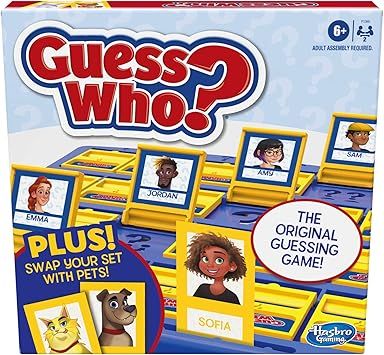 Hasbro Gaming Guess Who? Board Game with People and Pets, The Original Guessing Game for Kids Age... | Amazon (US)