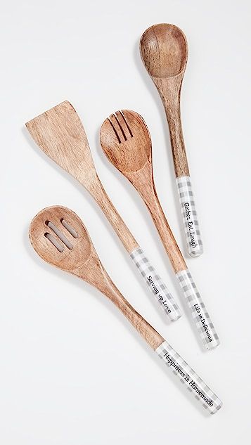 Set of 4 Wooden Serving Spoons | Shopbop