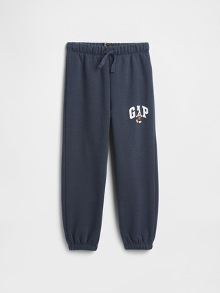 babyGap × Disney Mickey Mouse Relaxed Logo Pull-On Joggers | Gap Factory