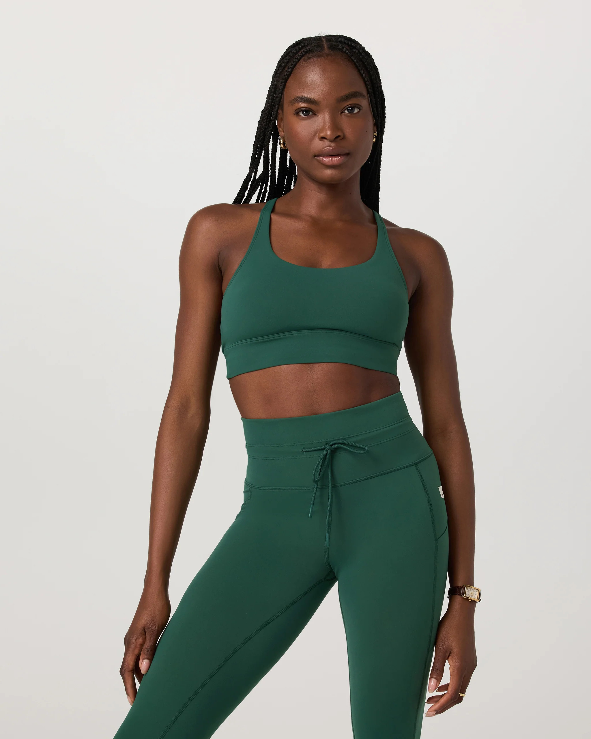 Yosemite Longline Bra | Women's Viridian Sports Bra | Vuori | Vuori Clothing (US & Canada)