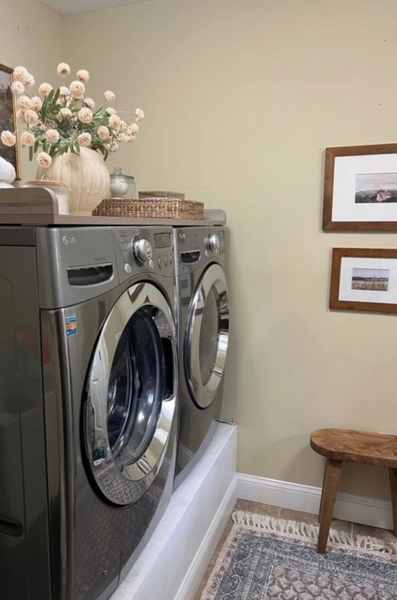 My favorite Prime Spring by Deal?  The Washer and Dryer countertop!

I have been wanting a wood countertop for our washer and dryer for some time— but I still need to learn my way around power tools. I came across this beautiful washer and dryer countertop on Amazon. In less than 5 minutes it was out of the box and installed.

Clothes can no longer fall through the crack. There is also a barrier on three sides to prevent items falling on the floor. 

Comment “SHOP” and I will send you the shoppable link to today’s post. 

Follow @livingwithamanda for more home decor and design inspo

Laundry room inspo l laundry room diy l home decor inspo l life made easy neutral home | modern home | transitional home design l home organization l small home organization l Target Spring Collection l Transitional style l affordable home finds

#organicmodern #bedroominspo #bedroomdesign #boujeeonabudget #diyonabudget #laundryroommakeover #laundryroomdesign #laundryroominspo #homedecorinspo #howihome #neutralhomedecor #neutralhomelove #affordablehomedecor #organicmodern

#LTKSaleAlert #LTKHome #LTKSeasonal

#LTKSeasonal #LTKHome #LTKSaleAlert

#LTKHome #LTKSeasonal #LTKSaleAlert