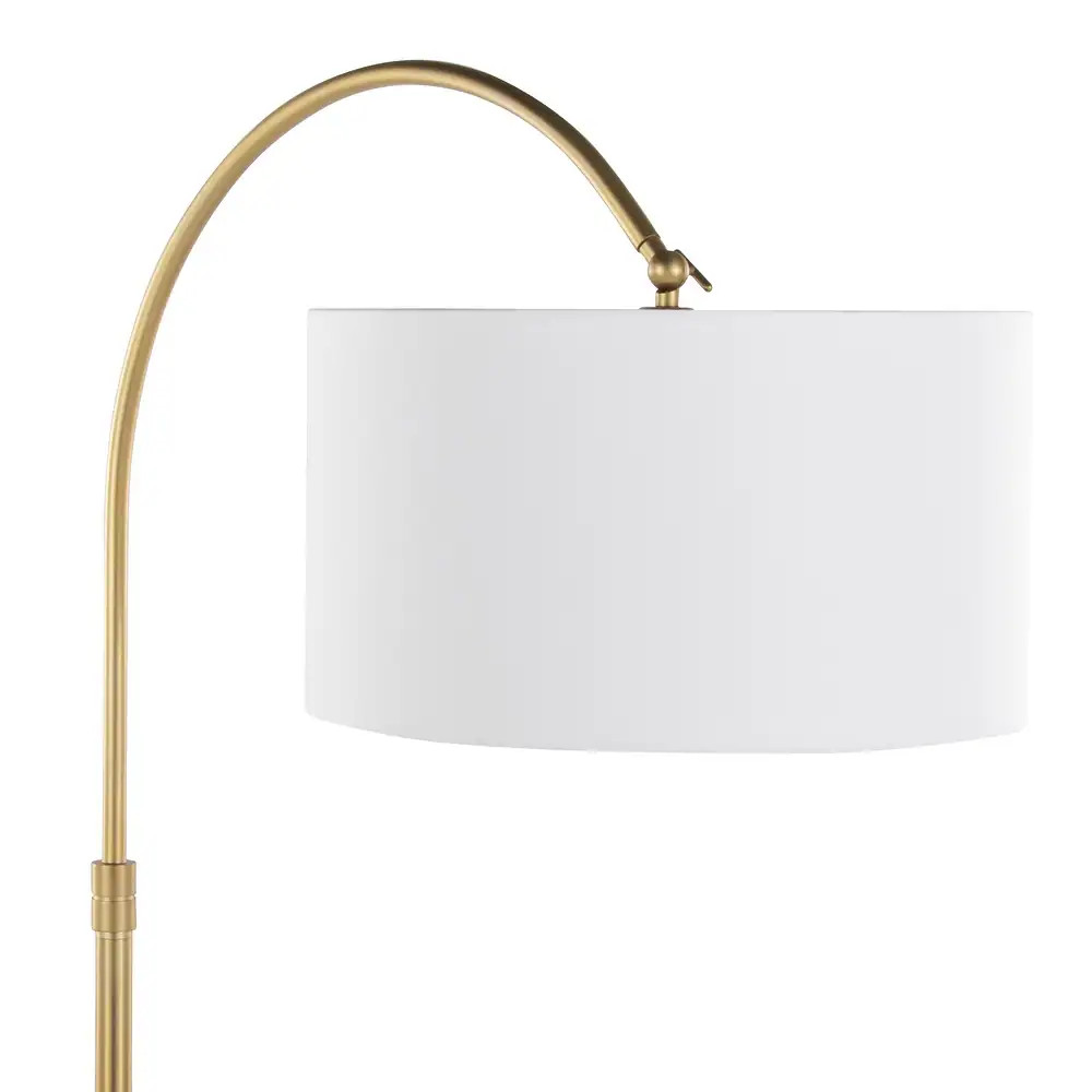 Silver Orchid Isa 63" Metal Reader Floor Lamp - Bed Bath & Beyond - 40442135 | Bed Bath & Beyond