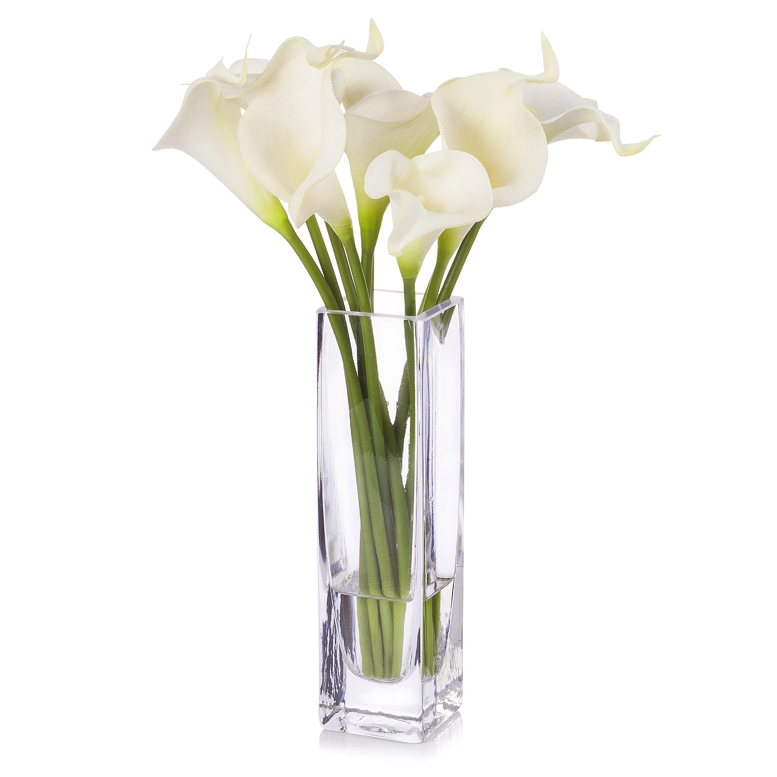 Lillies Arrangement in Vase | Wayfair North America