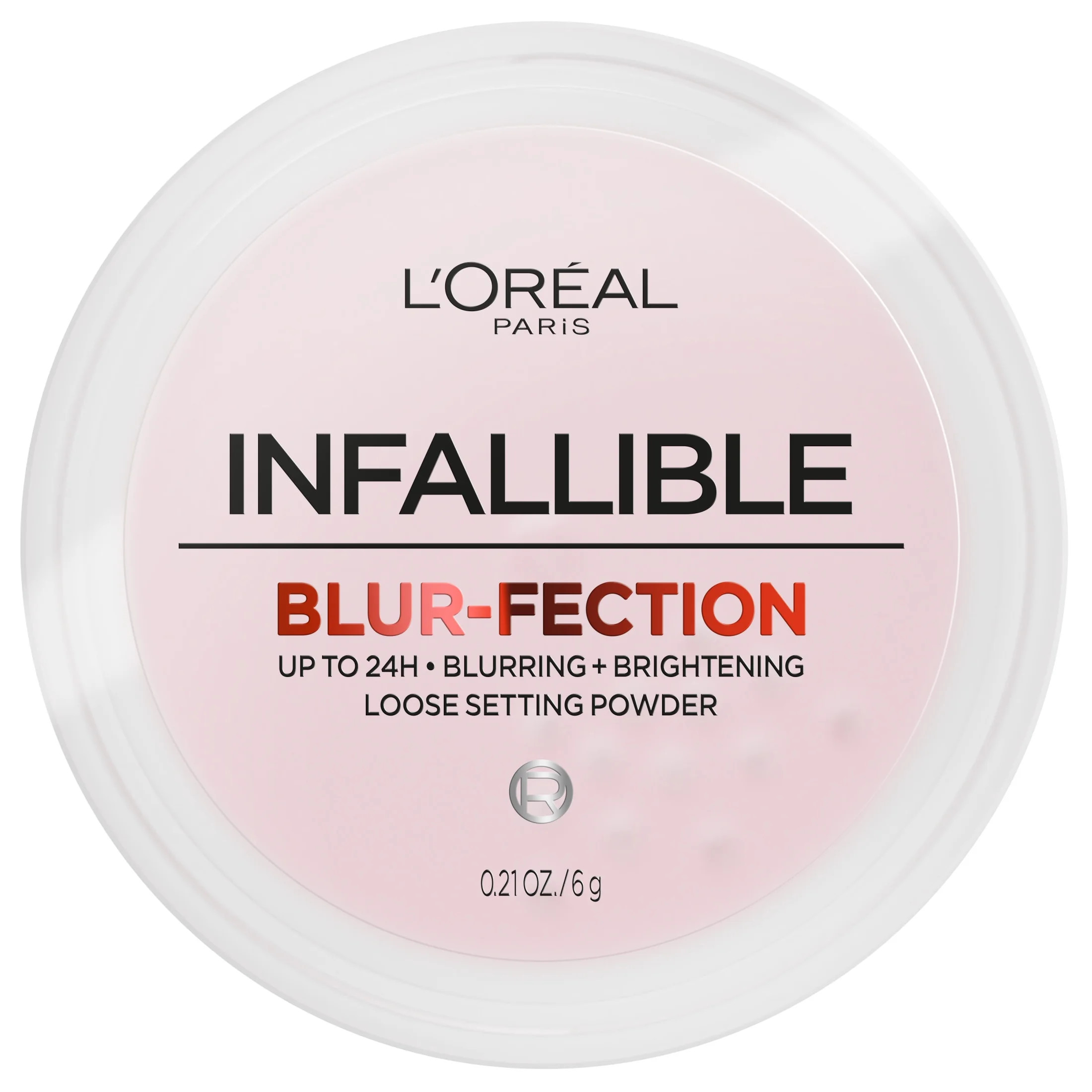 L'Oreal Paris Infallible Blur-Fection Loose Setting Powder, Brightening Finish, Light Pink, 1 Kit | Walmart (US)