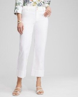 Trapunto Wide Leg Cropped Pants | Chico's