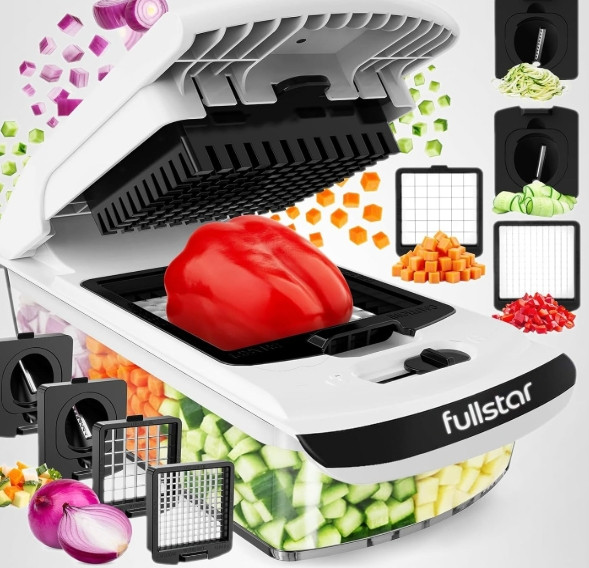 Fullstar The Original Pro Chopper - Vegetable Chopper and Spiralizer, Food Chopper with Container, Fruit Slicer, Kitchen Gadgets & Gifts, Home Essentials (4 in 1, White) 

 #LTKGiftGuide #LTKHoliday #LTKfoodie