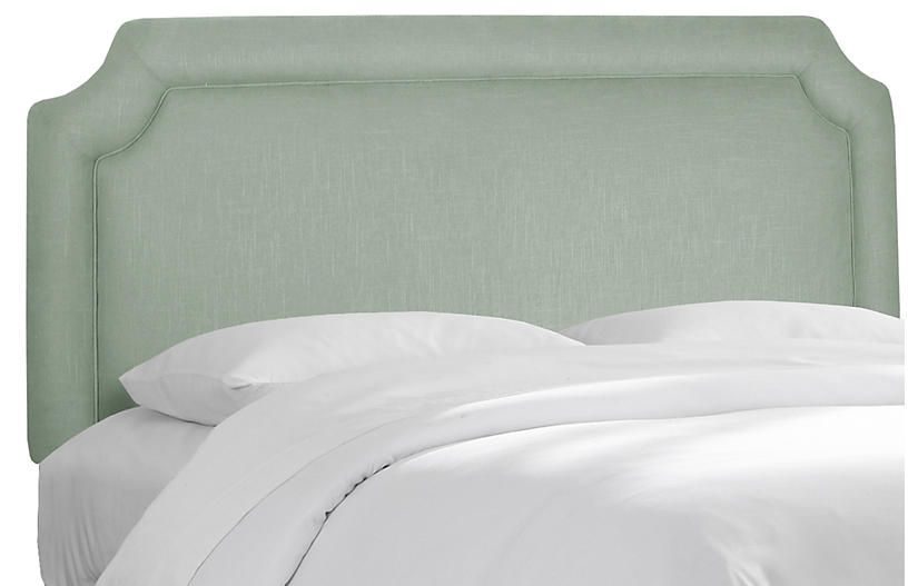 Morgan Headboard, Mint Linen | One Kings Lane