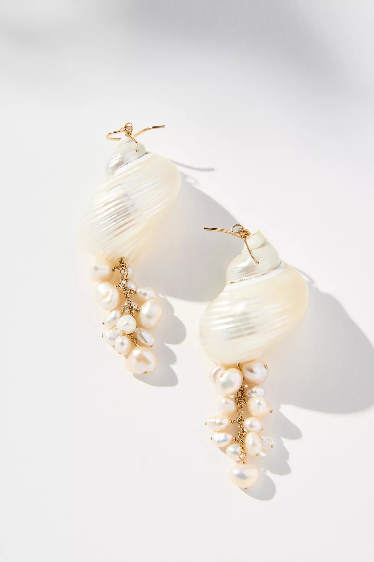 Galley Los Angeles Meg Shell Earrings | Anthropologie (US)