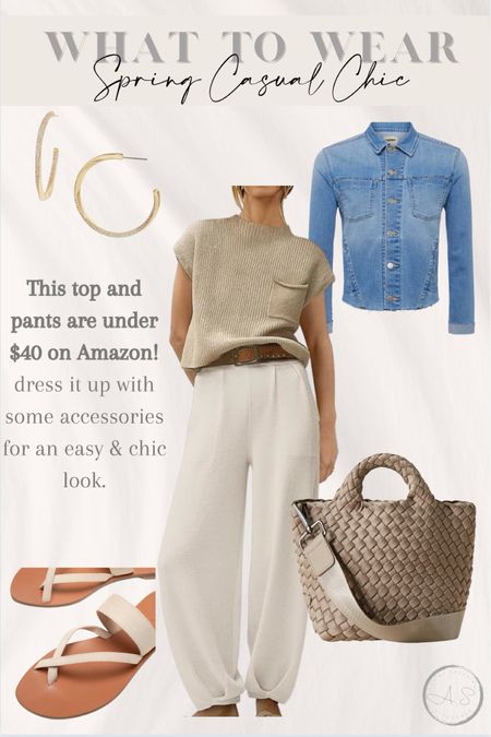 I love this outfit so much and even better that it’s under $40!  Easy to wear and accessorize to dress up and look chic and stylish. This color will go with everything. 


#LTKworkwear #LTKitbag #LTKfindsunder50