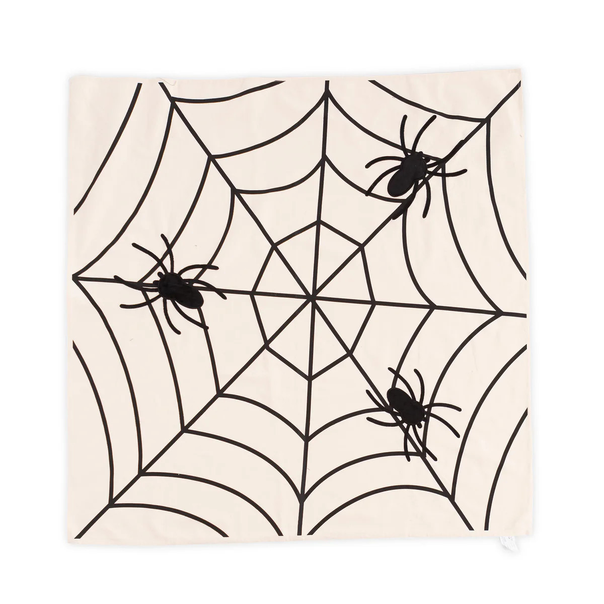 Halloween Spooky Spiderweb Table Throw | Plow & Hearth