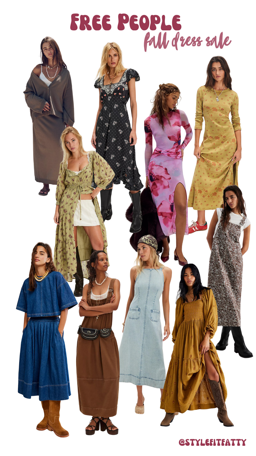 25% off Free People Dresses! Love these for fall!! :) #freepeople #freepeoplesale #ootd 

 #LTKFallSale #LTKSeasonal #LTKSaleAlert