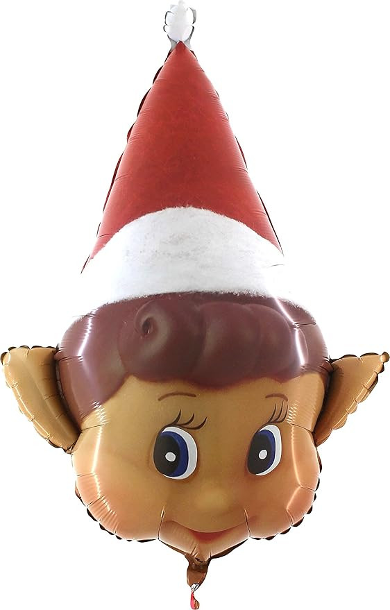 Toyland® Elves Behavin' Badly Naughty Elf Christmas Shaped Foil Balloon - Inflate with Air or He... | Amazon (US)