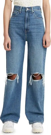 Levi's® Ripped High Waist Loose Fit Jeans | Nordstrom | Nordstrom