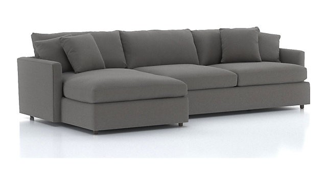 Lounge II Deep-Seated Sectional Sofa + Reviews | Crate and Barrel | Crate & Barrel