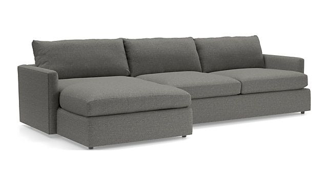 Lounge II Deep-Seated Sectional Sofa + Reviews | Crate and Barrel | Crate & Barrel
