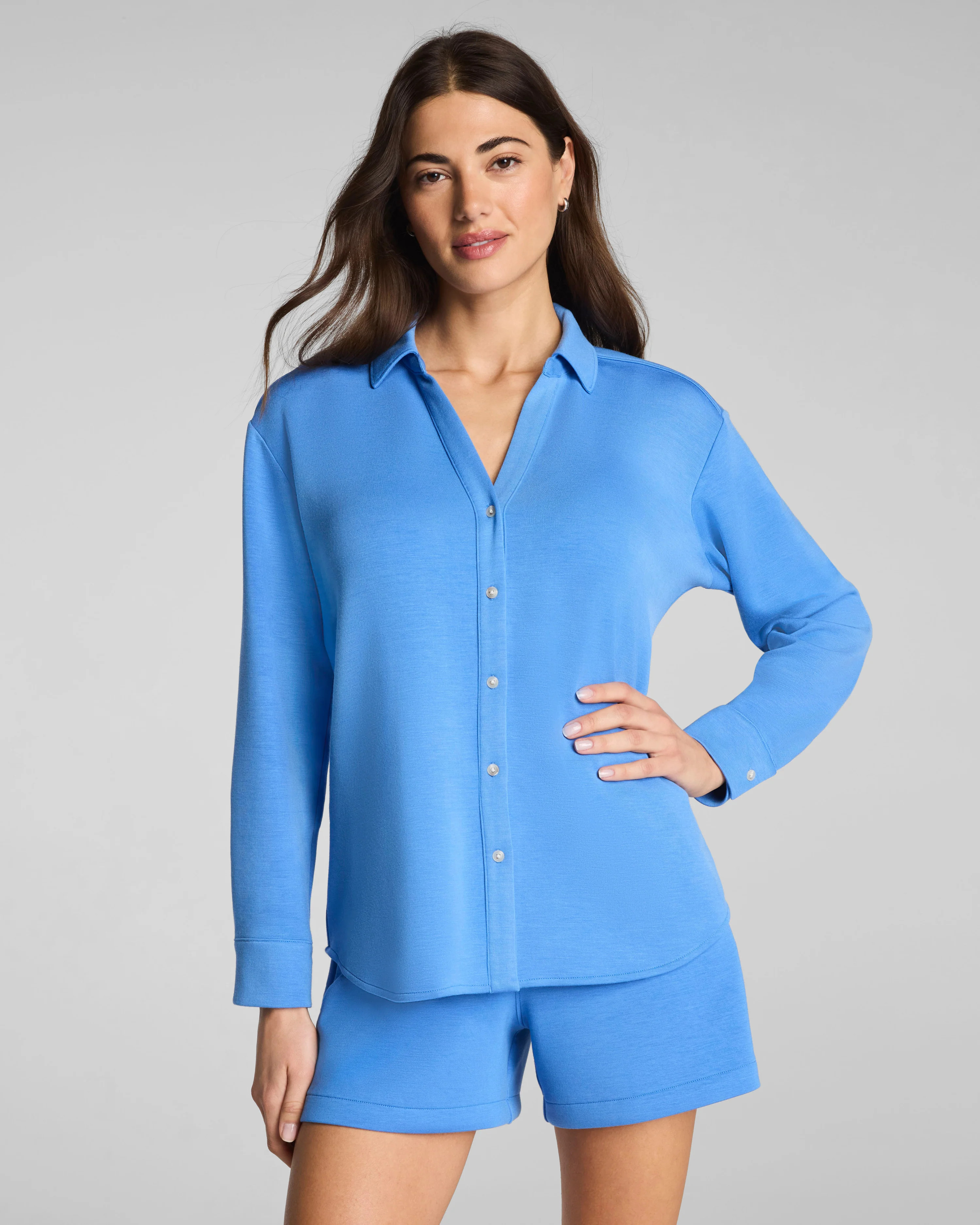 AirEssentials\u00ae Oversized Button-Down Shirt | Spanx | Spanx