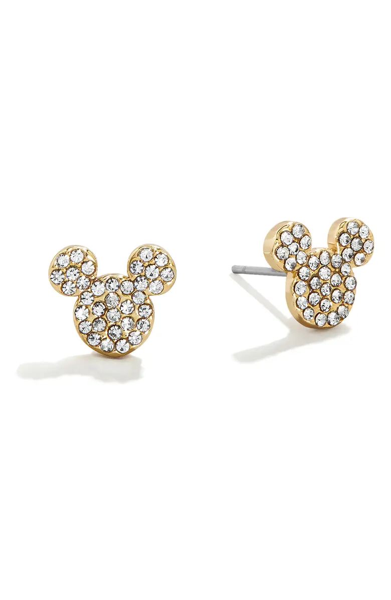 BaubleBar Mickey Mouse Pavé Stud Earrings | Nordstrom | Nordstrom