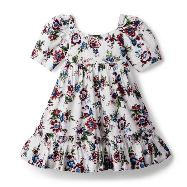 Floral Puff Sleeve Dress | Janie and Jack