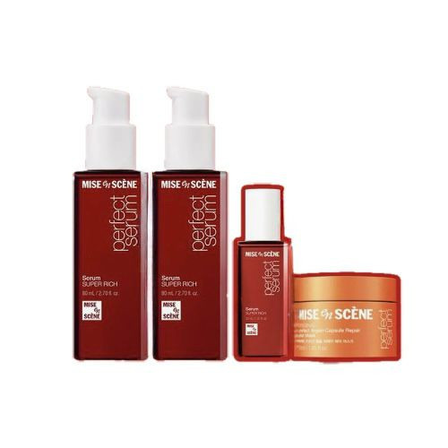 miseenscéne - Perfect Rich Serum Hair Serum & Hair Mask Special Set - 80ml + 80ml + 30ml + 30g | Stylevana