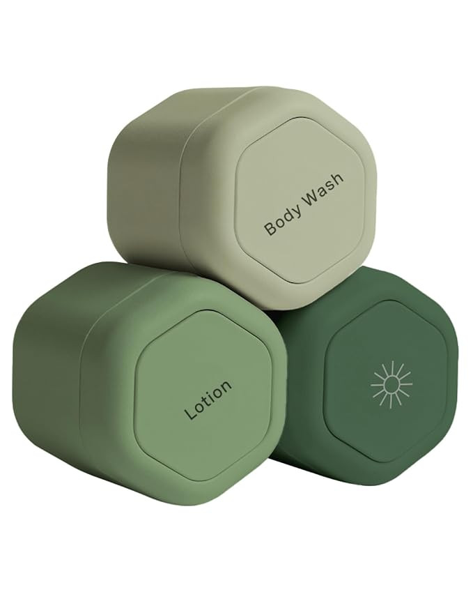 Cadence Travel Containers - Body Care Capsule Set - Magnetic Travel Capsules - For Body Wash, Lot... | Amazon (US)