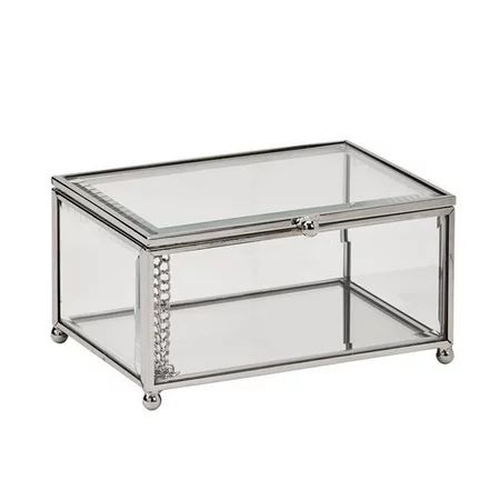 Creative Gifts 003645 5.5 x 4 x 2.75 in. Claro Glass Box | Walmart (US)