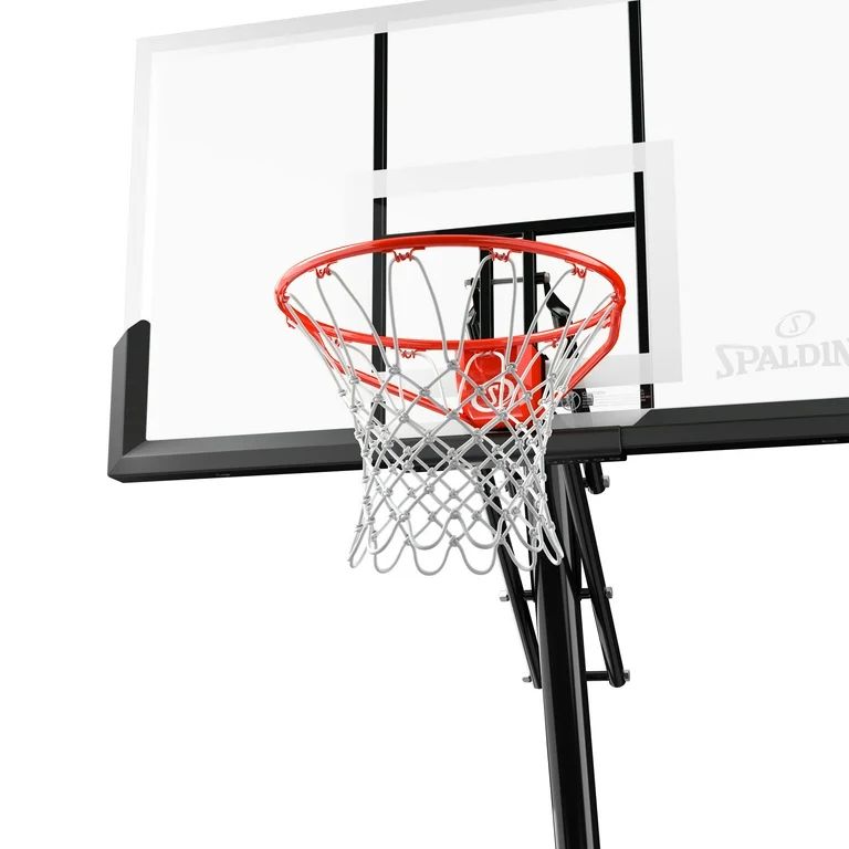 Spalding 54" Shatter-proof Polycarbonate Exactaheight® Portable Basketball Hoop | Walmart (US)