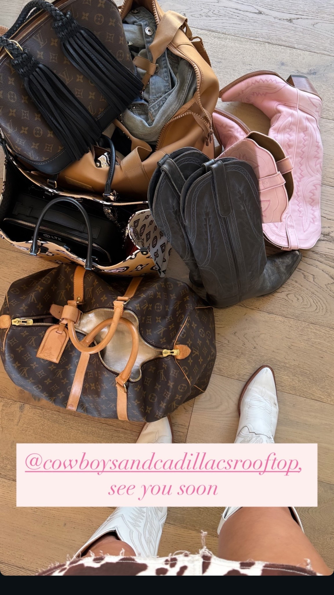 weekend trip necessities: COWBOY BOOTS !!! 🩷🐄🤠

#LTKFallSale #LTKShoeCrush #LTKSeasonal
