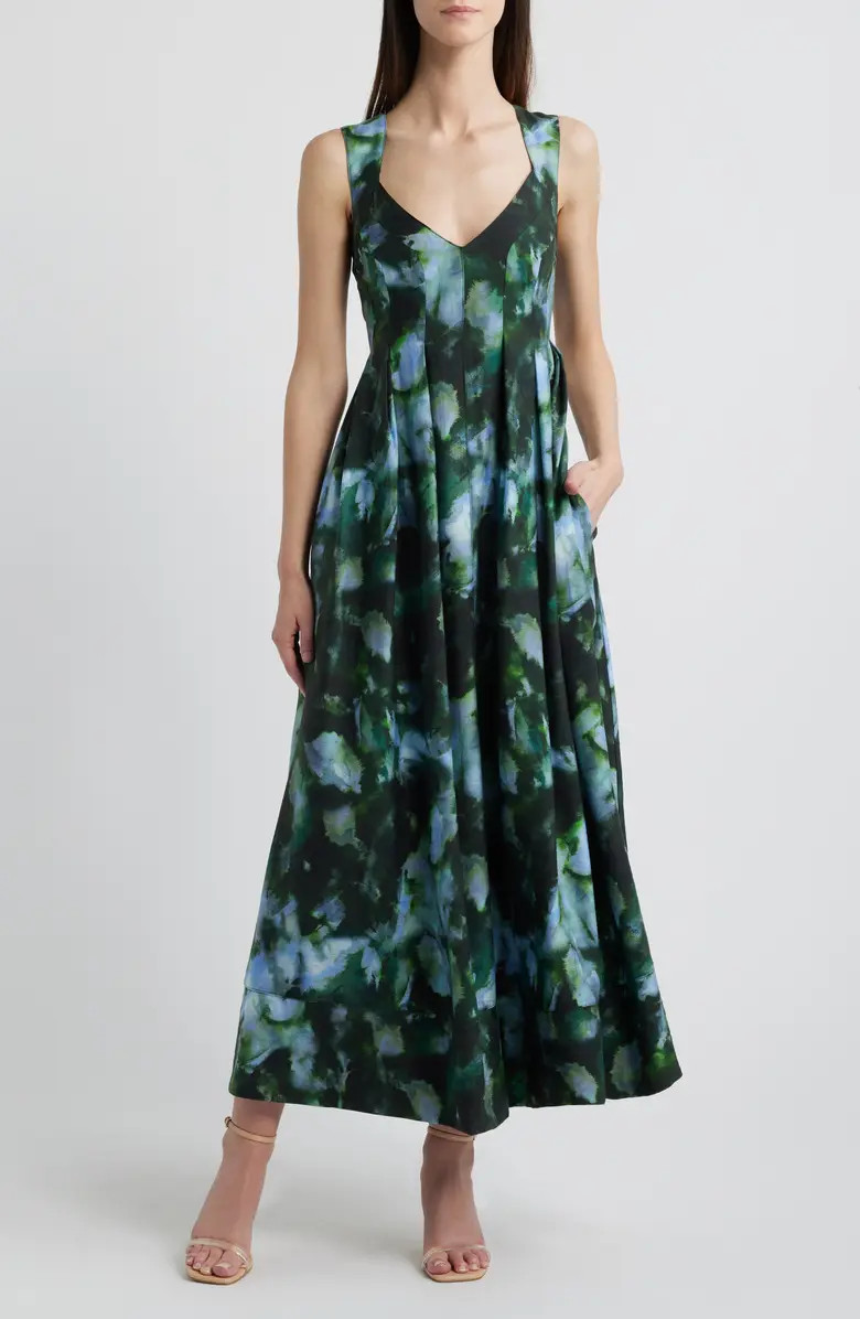 Pleated Maxi Sundress | Nordstrom