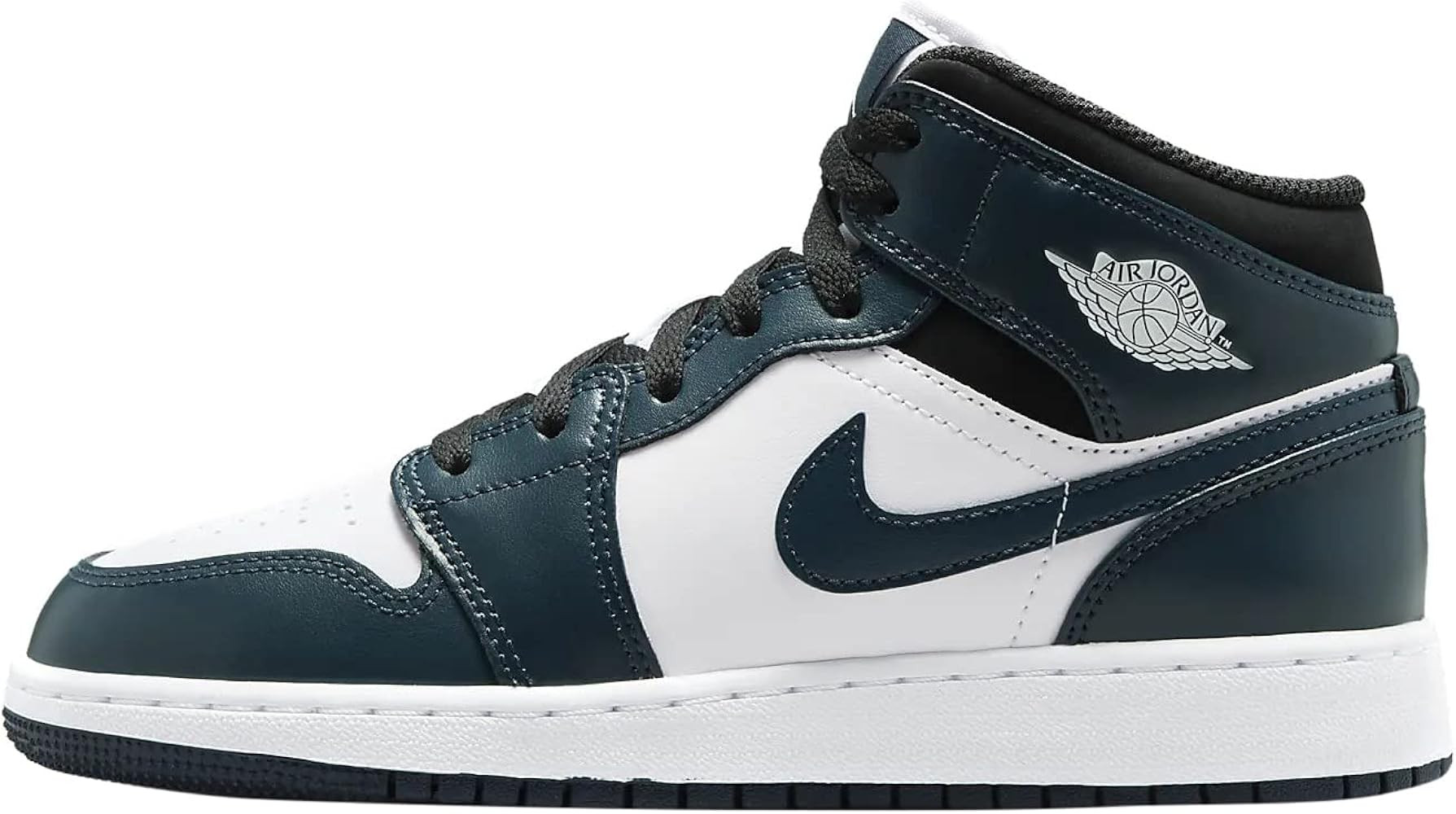 Jordan Youth Air Jordan 1 Mid GS 554725 411 Armory Navy - Size 6Y | Amazon (US)