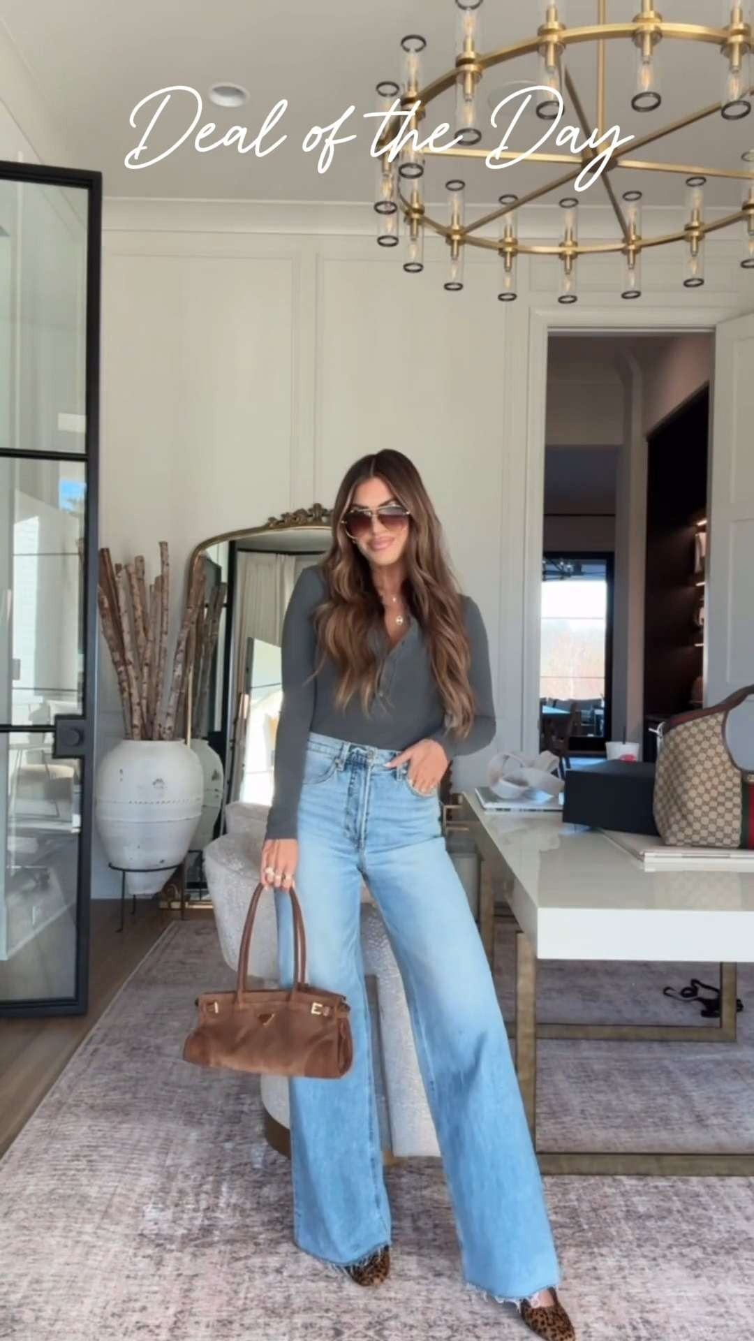 wearing a small top and 27 in jeans! 

 #LTKSaleAlert