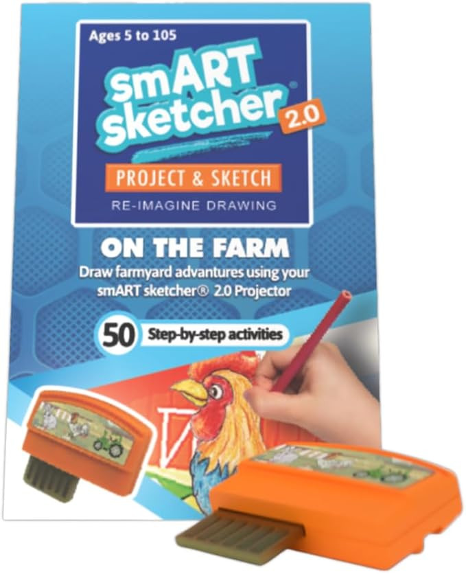 Flycatcher Smart Sketcher 2.0 Cartridge – On The Farm – 50+ Step-by-Step Activities - Expansi... | Amazon (US)