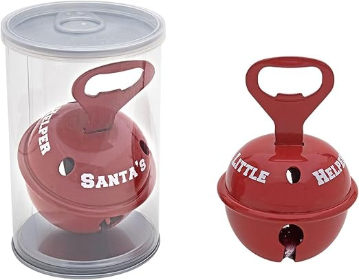 Bevin Bells Santa’s Little Helper - Christmas Bell Bottle Opener | Heavy-Duty | Made of Steel |... | Amazon (US)
