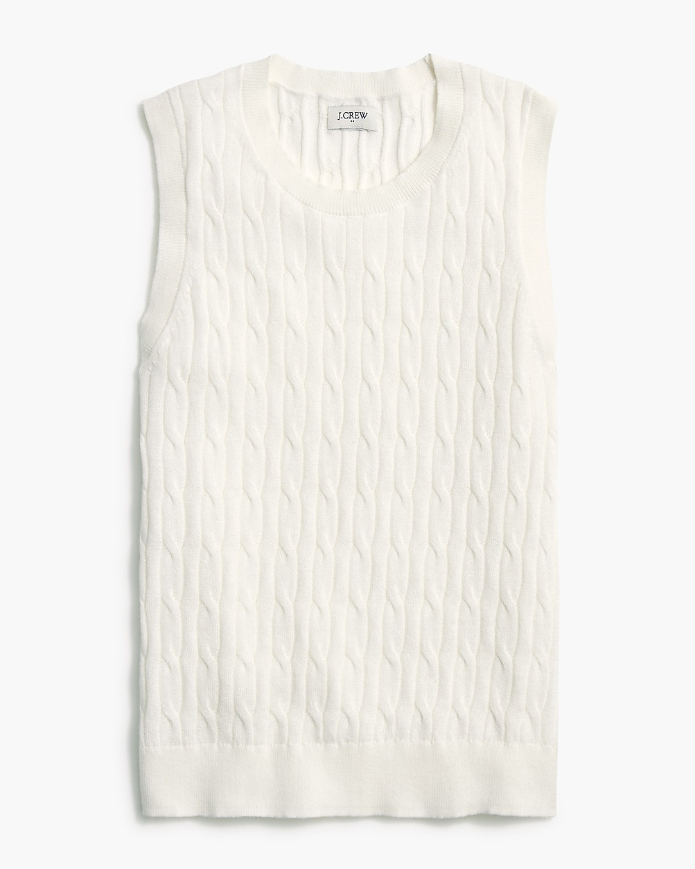 Cotton cable sweater shell | J.Crew Factory