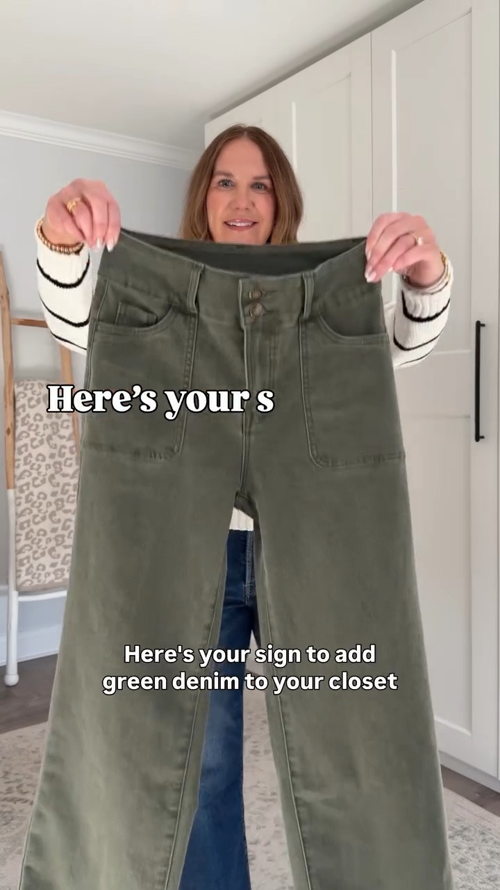 Here’s your sign to add green denim to your closet this spring. This pair is so stretchy, comfortable and flattering. Dress them up or down - I love how they freshen up some of my favorite outfit combinations. And they come in 11 washes if green isn’t your thing.!

easy spring outfit ideas, how to style green denim, chic outfits for women over 40, style over 40, viral Amazon fashion finds, size 4, size 6, size 8, tall girl fashion

#LTKSaleAlert #LTKSeasonal #LTKOver40