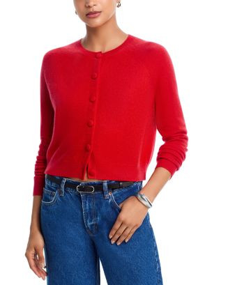 100% Cashmere Crewneck Cardigan - Exclusive | Bloomingdale's (US)