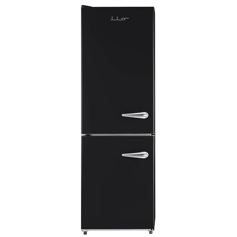 Iio Retro 24" 11 Cubic Feet Smudge-Resistant Bottom Freezer Refrigerator | Wayfair North America