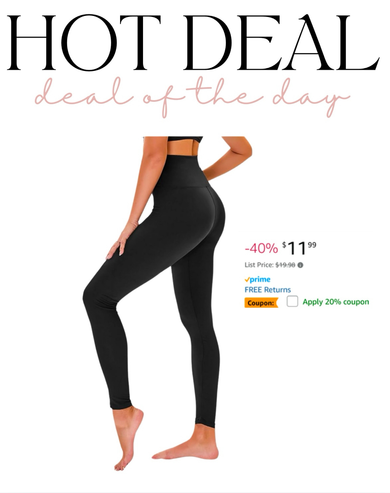 High waisted tummy control leggings are on sale right now on Amazon for such a good price! These have over 20,000 highly rated reviews! Y’all run! 🏃🏼‍♀️ 

Amazon leggings, high waisted leggings Amazon, winter outfits, spring outfits, spring, staples, winter staples, high waisted leggings from Amazon, high waisted leggings with pockets, deal of the day, sale, alert, black leggings, Amazon fashion, Amazon style, Amazon outfit, affordable style, affordable fashion, Mom style, Mom outfit, full length leggings, leggings for tall girls, Tommy control leggings, leggings for tall women, casual outfit, comfy, casual outfit, casual every day outfits, loungewear, Amazon, fines, Amazon favorites, Amazon basics

#LTKTravel #LTKFindsUnder50 #LTKSaleAlert