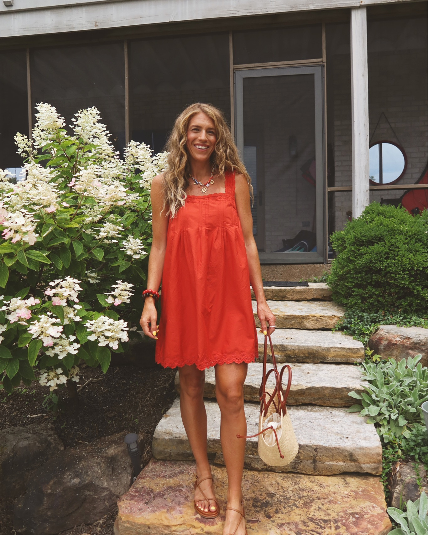 Outfit I  wore to a family barbecue for Father’s Day. I love this red dress for the summer. It is perfect for Fourth of July. I am wearing size small tall. It comes in tall and petite sizes.
My dress may have sold out, so I linked a few similar ones under the similar items section of this post

@abercrombie @SEZANE

#LTKTall #LTKSeasonal #LTKootd