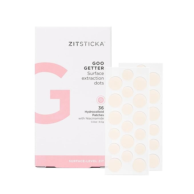 ZitSticka Hydrocolloid Patches | 36 Pack GOO GETTER Pimple Patches to Cover Zits & Blemishes | Ac... | Amazon (US)