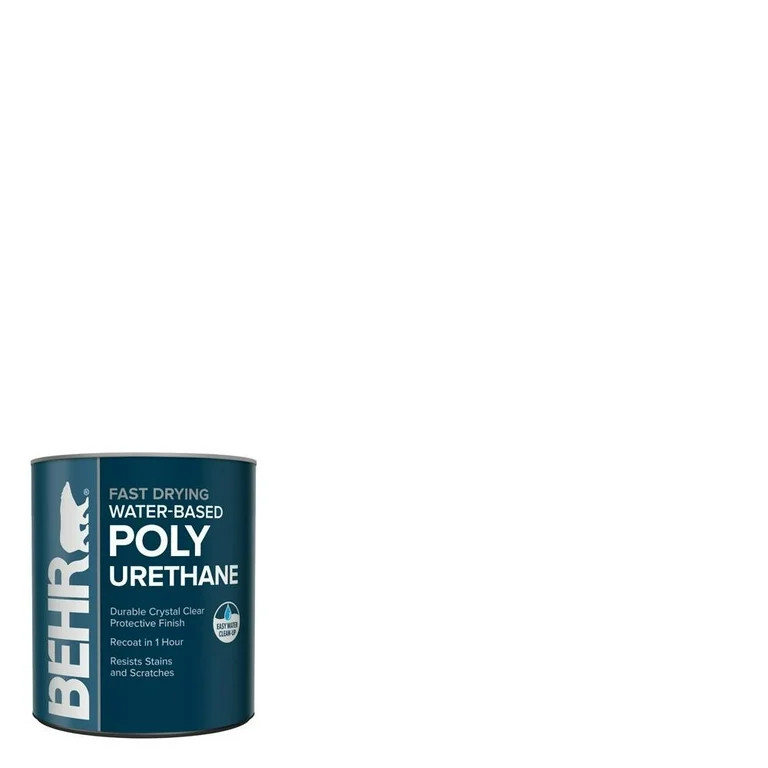 1 Qt. Semi-Gloss Clear Water-Based Interior Fast Drying Polyurethane | Walmart (US)