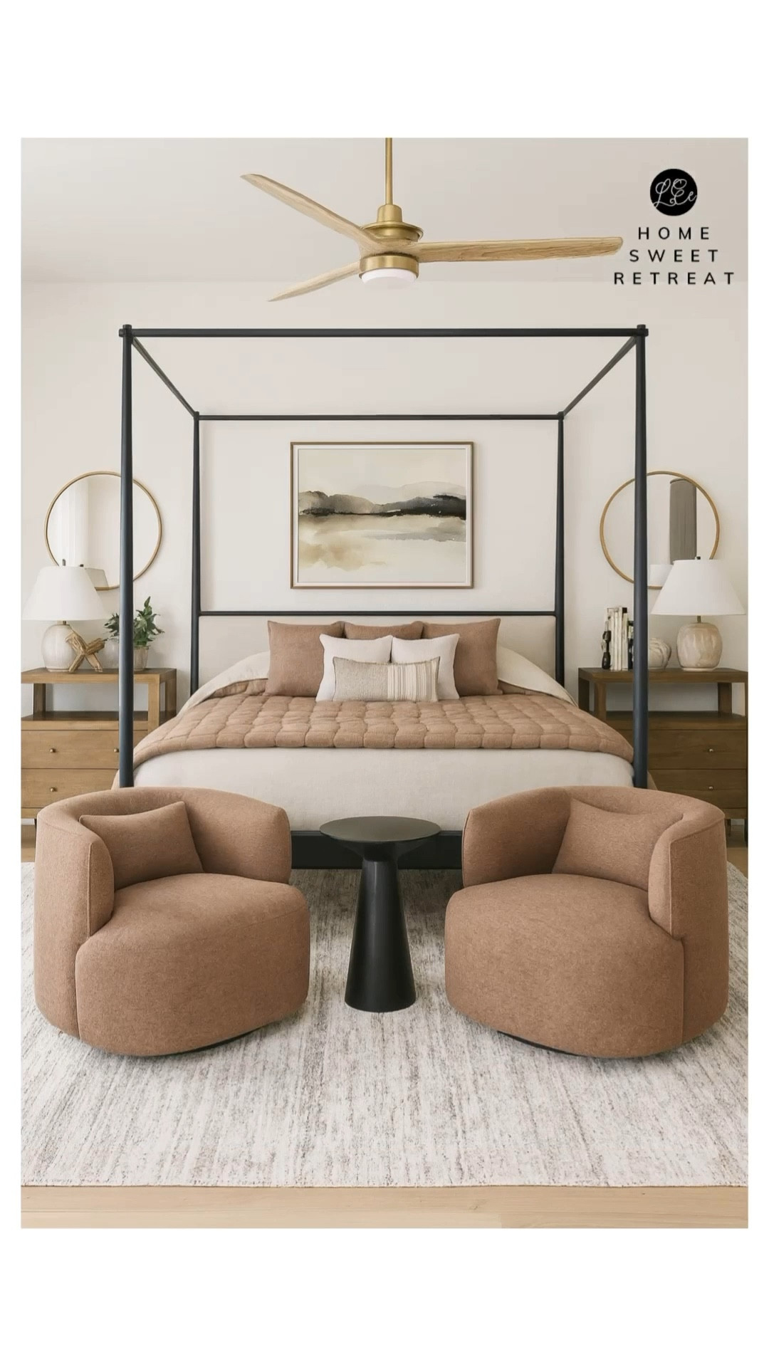 ✨ A timeless mix of cozy textures, layered neutrals, and bold details that make this space feel both elevated and inviting. The perfect balance of style and comfort, all without overspending.

#LTKHome