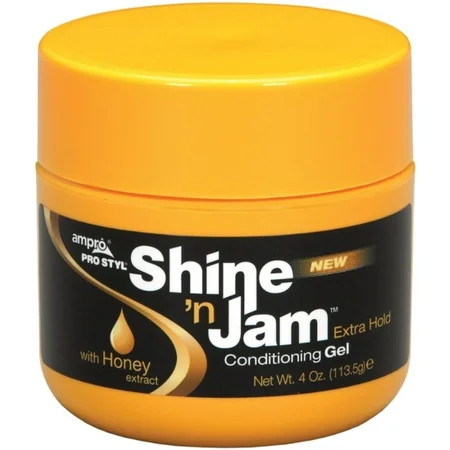 Ampro Shine 'n Jam Conditioning Gel, Extra Hold 4 oz | Walmart (US)