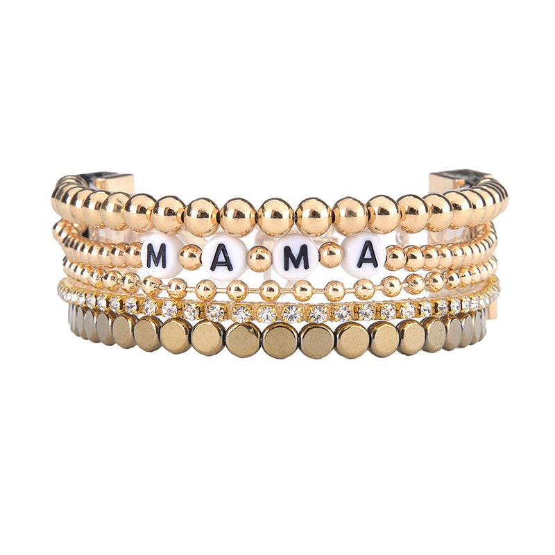 Mama Mini Cuff - Gold | Victoria Emerson
