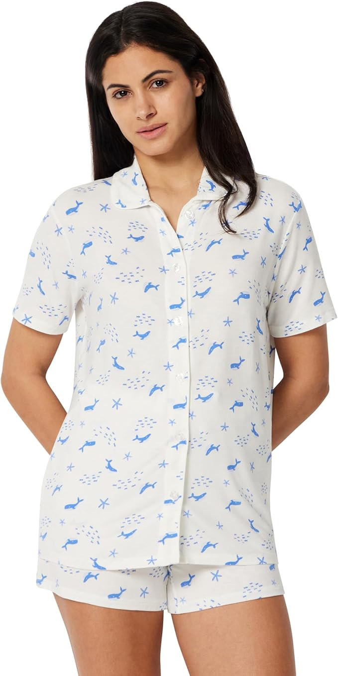 Amazon Essentials x Sofia Grainge Mommy and Me Short Sleeve Pajama Set | Amazon (US)