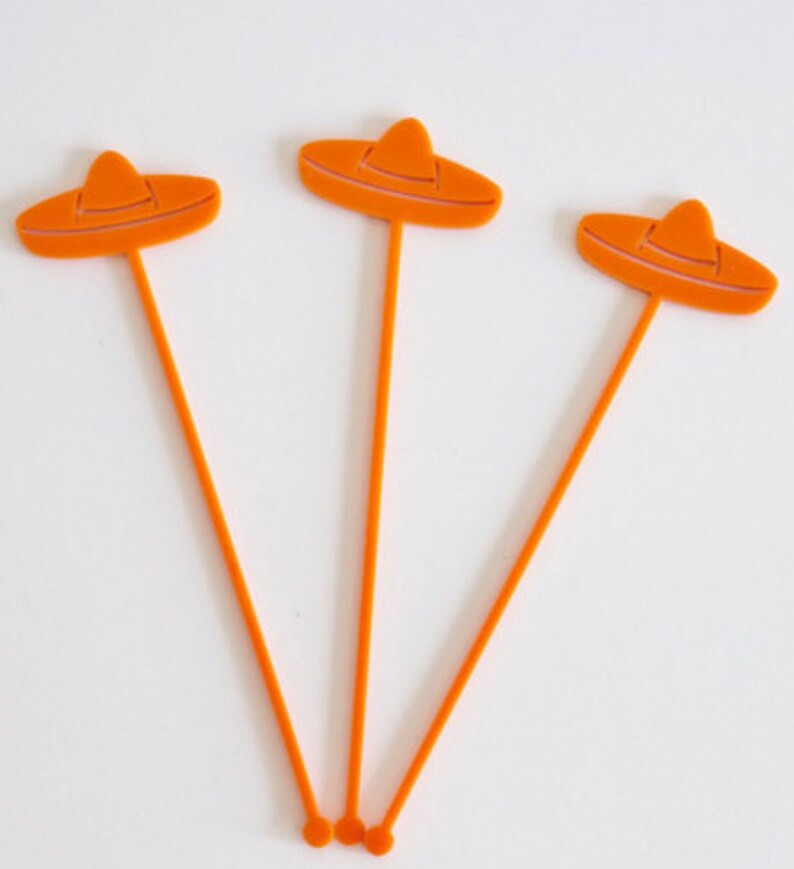 Sombrero Drink Stirrers  - 6 Pk. | Etsy (US)